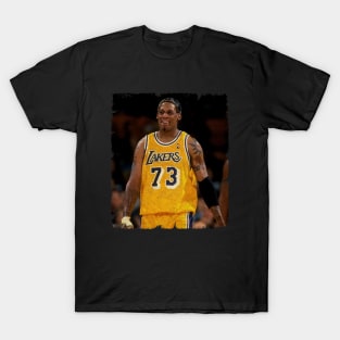 Dennis Rodman in Lakers T-Shirt